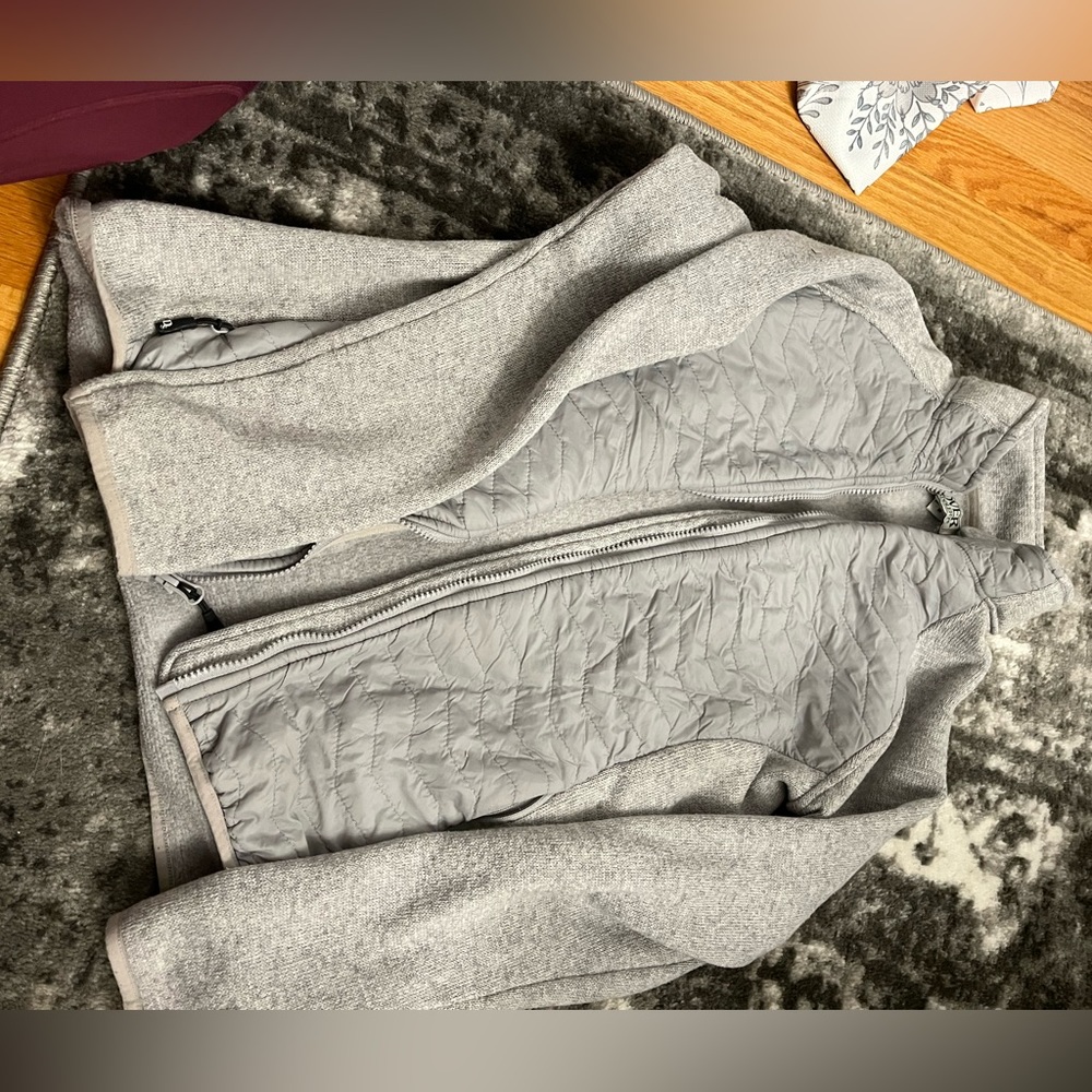 Grey dover saddlery zip up sweatshirt women’s M